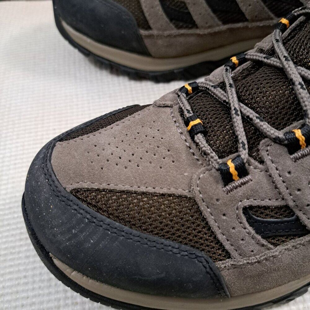 %Size 13 Men's Columbia Crestwood Mid Waterproof Hiker Cordovan/Squash/ D13 - Picture 9 of 12